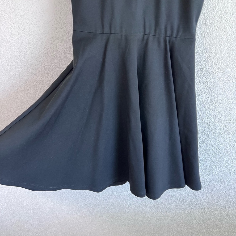 Madewell Women’s‎ Black Leather Trim Dress - Picture 4 of 12